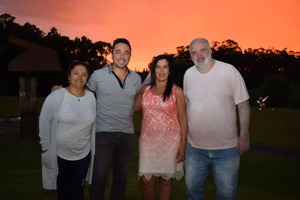 Silvana Neme, Álvaro Padin, Lourdes Rapalin y Pablo Atchugarry