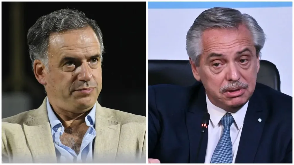 Yamandú Orsi y Alberto Fernández