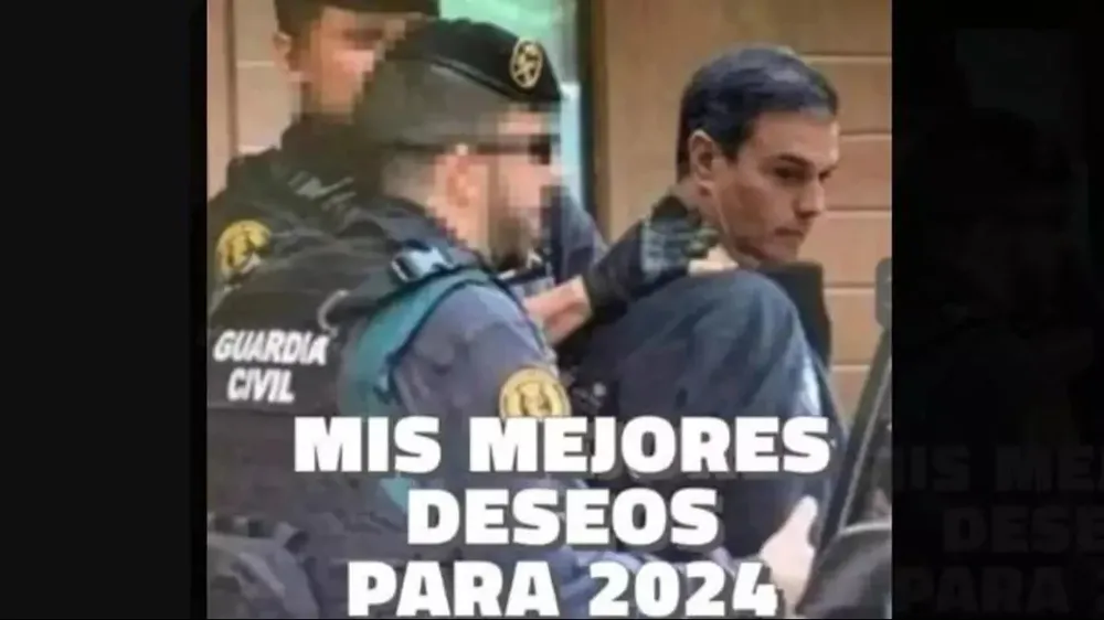 Captura de la red social X