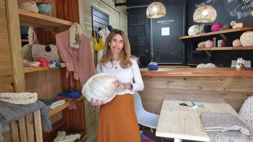 Soledad Martins, la fundadora de Suave Lana.