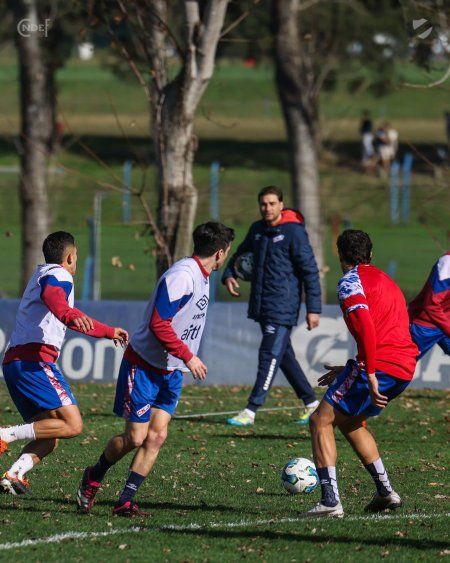 Entrenamiento de Nacional con Rafael García