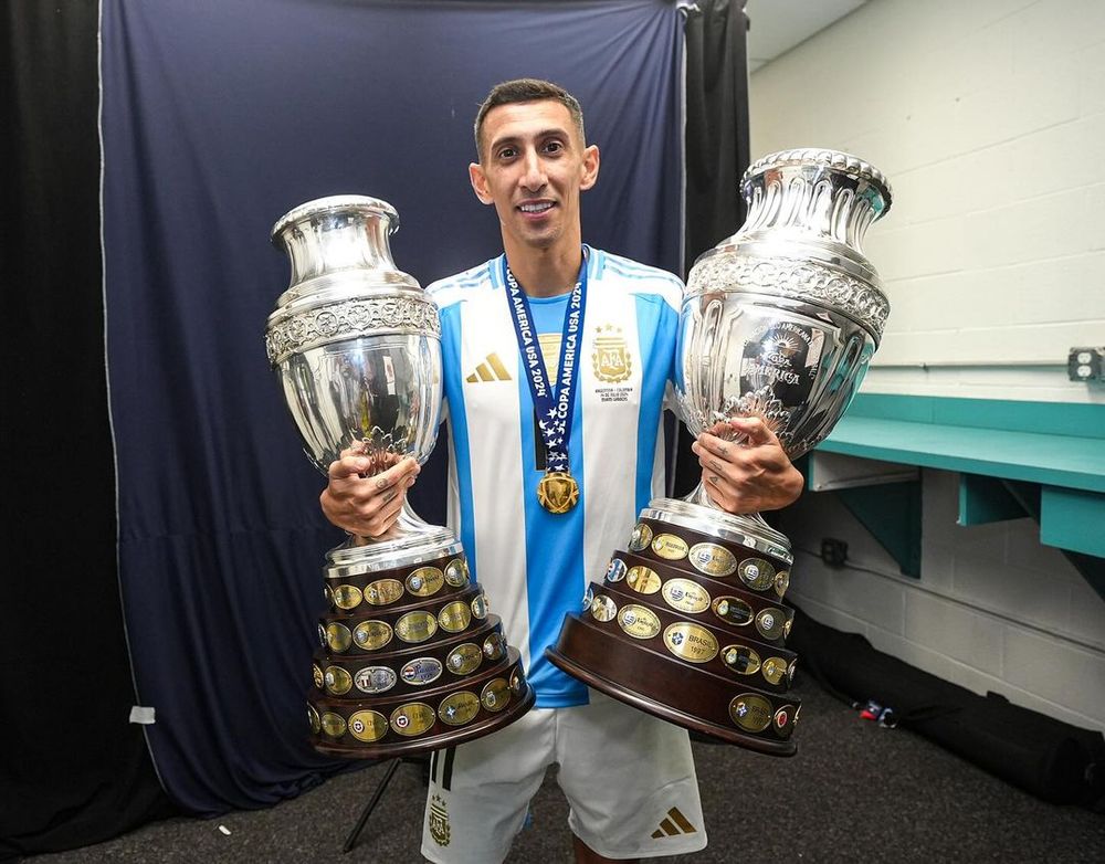 El jugador argentino Ángel Di María decidió extender su contrato con el Benfica hasta 2025 tras la obtención de la Copa América 2024.