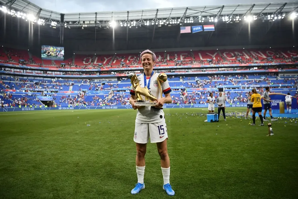 Megan Rapinoe es la capitana de la selección de Estados Unidos y fue considerada por Trump como una maniática de izquierda