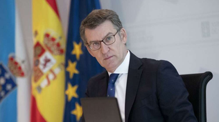El presidente del PP, Alberto Núñez Feijóo