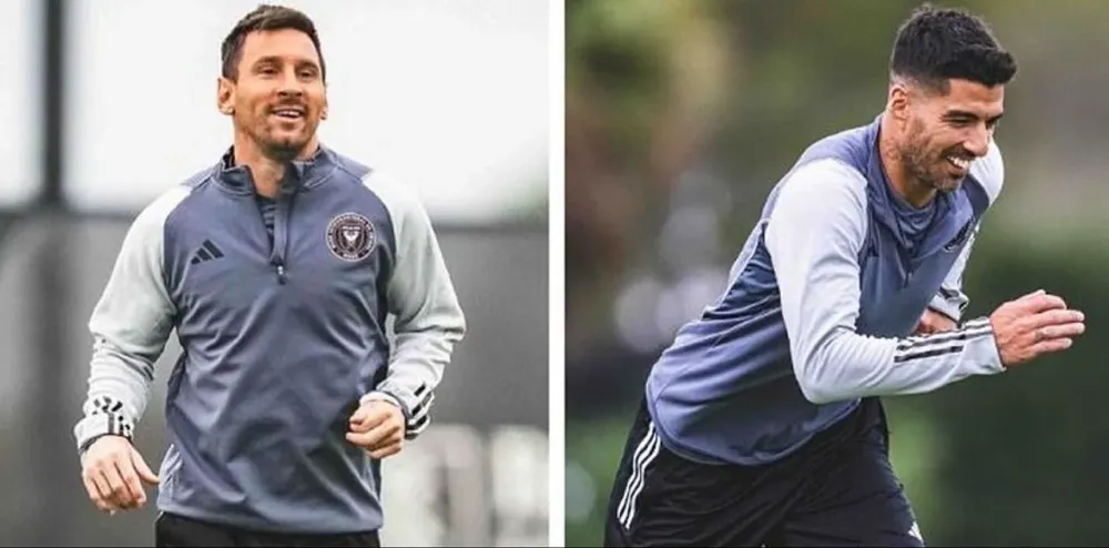 Lionel Messi y Luis Suárez