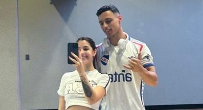 Rodrigo Dudok con la camiseta de Nacional