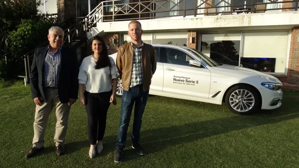 Jorge Vega, Sirley Teixeira y Boris Goldenberg