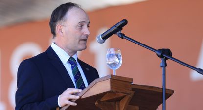 Expo Rural del Prado: Rafael Ferber, presidente de la ARU, durante su discurso.