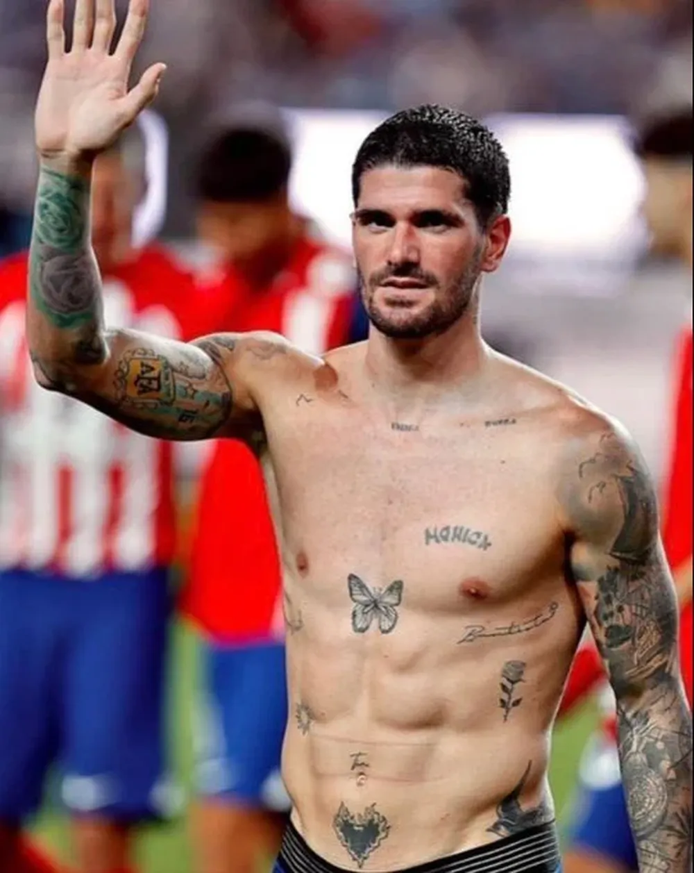 Rodrigo De Paul y su tatuaje para Tini