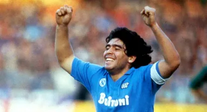 ciao diego, el adios del napoli a su exjugador maradona