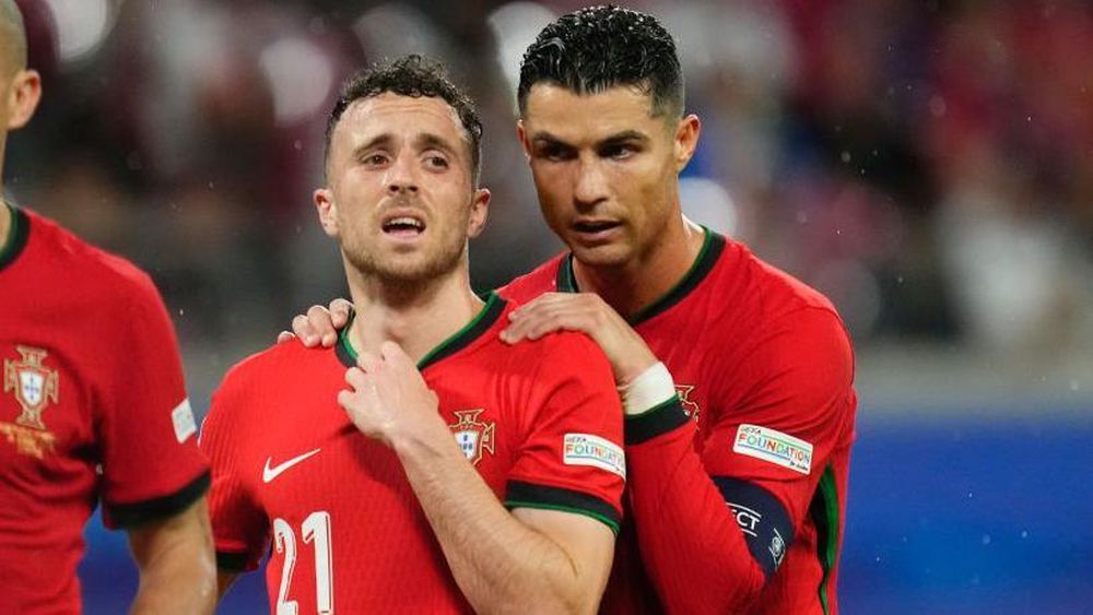 Diogo Jota y Cristiano en la selección de Portugal Diogo Jota y Cristiano en la selección de Portugal