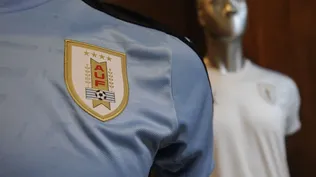Las cuatro estrellas en el escudo de la selección de Uruguay