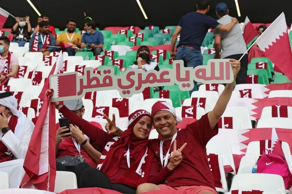 Hinchas en Catar