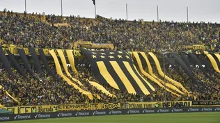 El escudo gigante de Peñarol