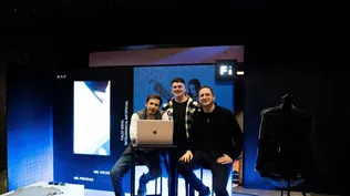 Dan Bzurovski, Daniel Bella y Alan Rytt, fundadores de Fitit.