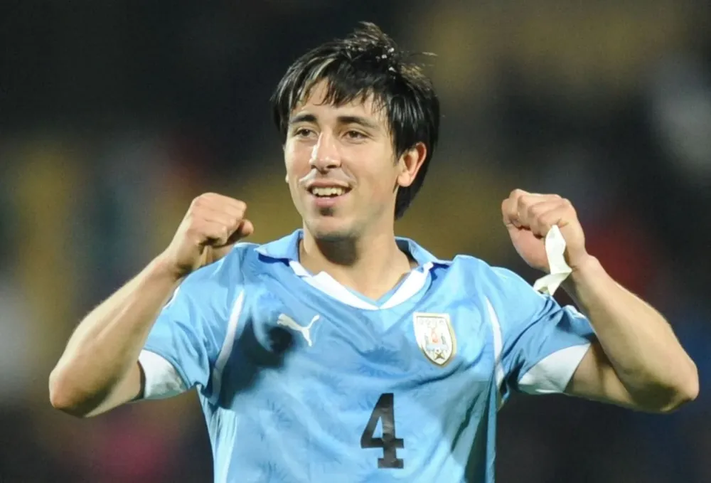 Jorge Fucile en el Mundial de Sudáfrica 2010