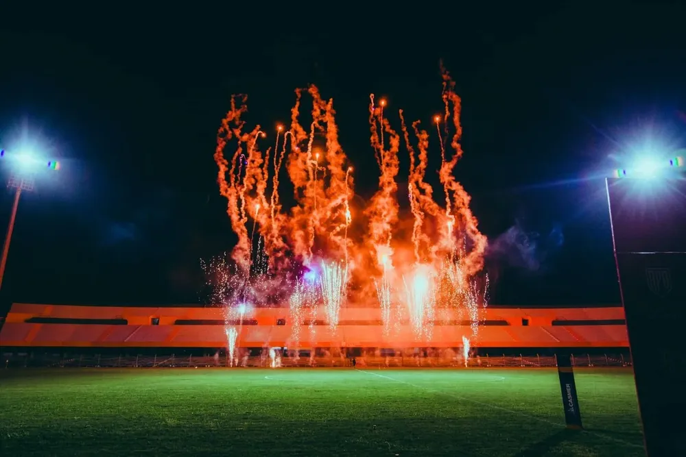 La reinauguración del Estadio Atilio Paiva Olivera