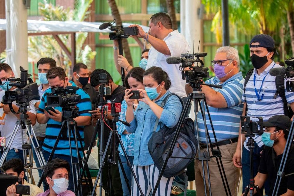 Periodistas en Nicaragua. 