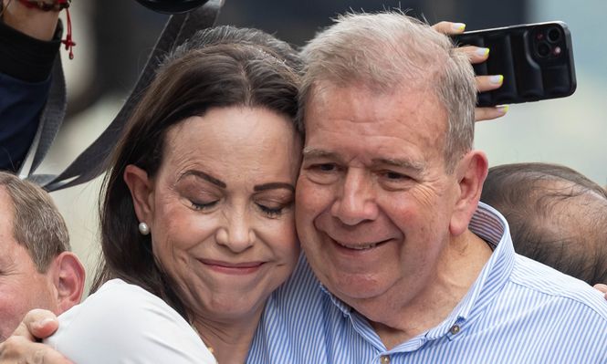 María Corina Machado y Edmundo González. Archivo