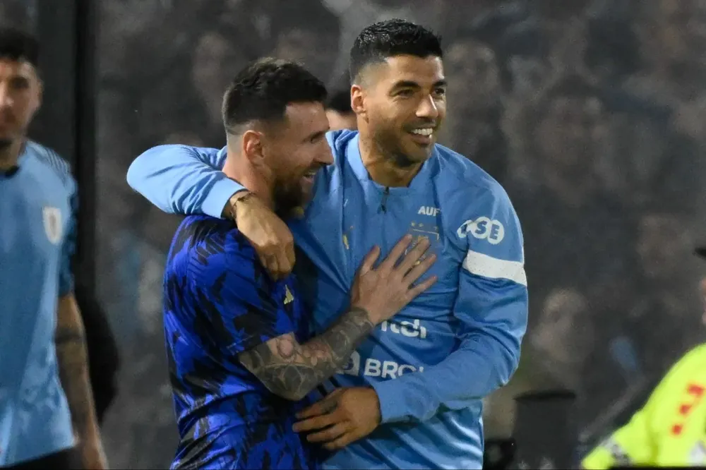 Messi posteó una foto por los goles de Suárez