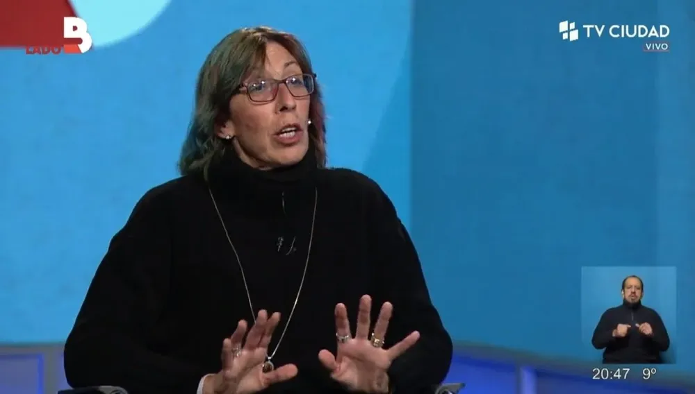 Leda Sánchez en Lado B de TV Ciudad. (Archivo)