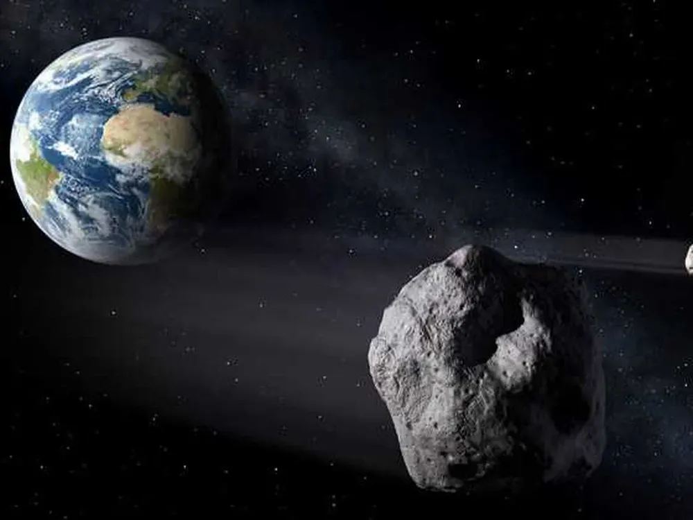 La NASA capta un asteroide tamaño estadio que se acercó a la Tierra.