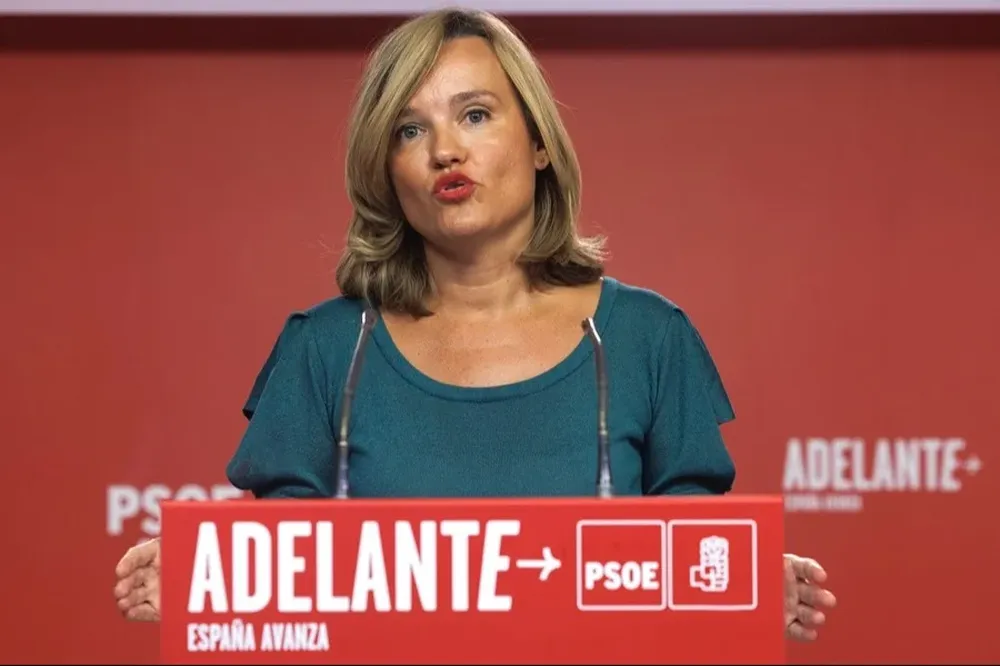 Pilar Alegría, portavoz del PSOE.