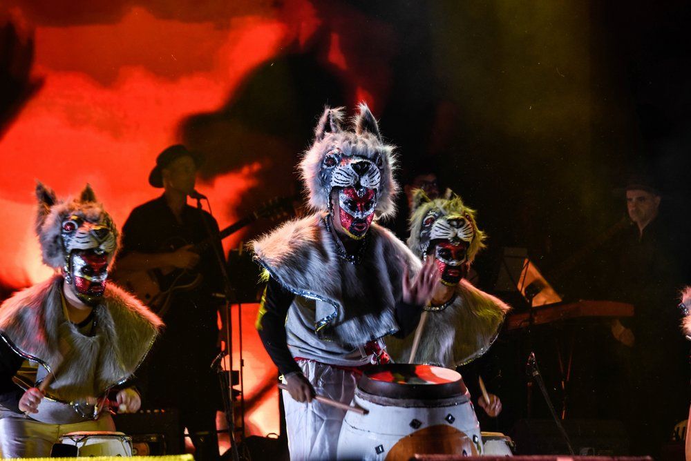 Concurso de carnaval 2025, comparsa Integración, en el Teatro de Verano.