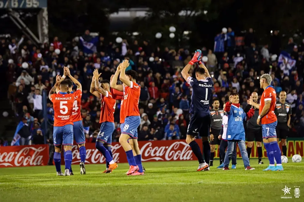 El festejo de Nacional con su gente en Paysandú