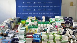 Medicamentos ilegales incautados