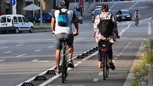 Las bicisendas, cada vez con más presencia en Barcelona. 