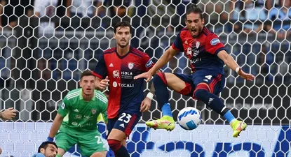 Martín Cáceres en Cagliari