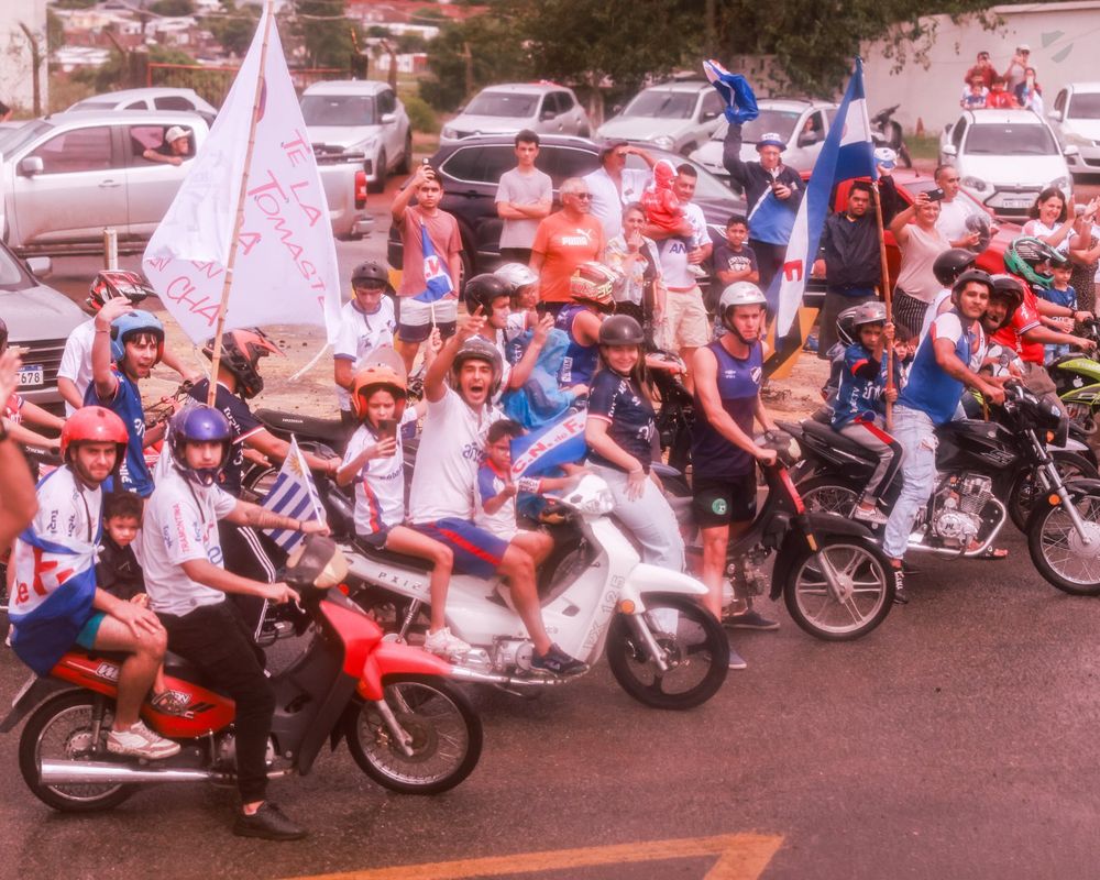 Hinchas de Nacional en Mercedes Hinchas de Nacional en Mercedes