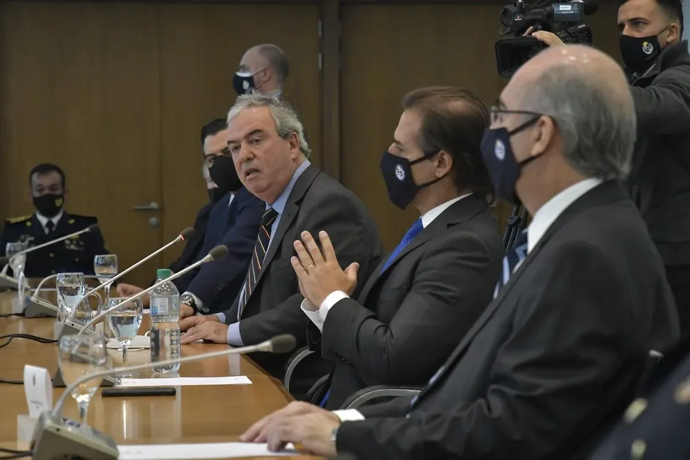 Lacalle Pou manifestó inconformidad con la inseguridad actual