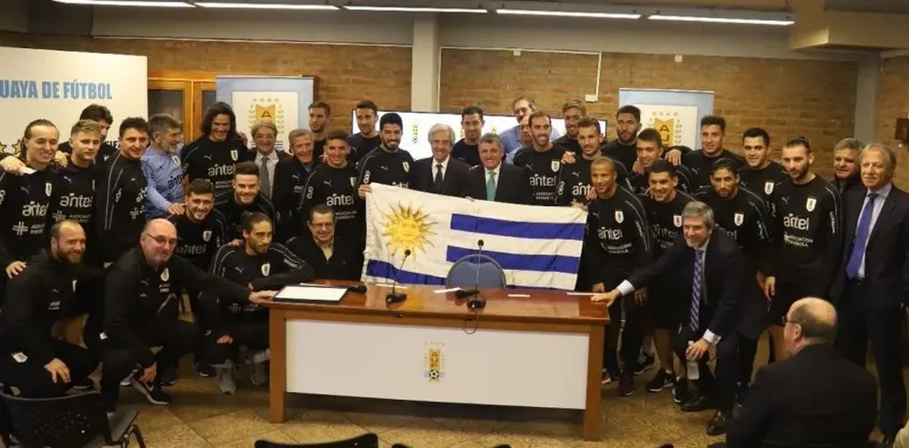 Con el presidente Tabaré Vázquez