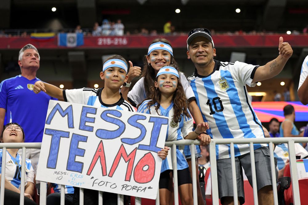 Hinchas de Argentina