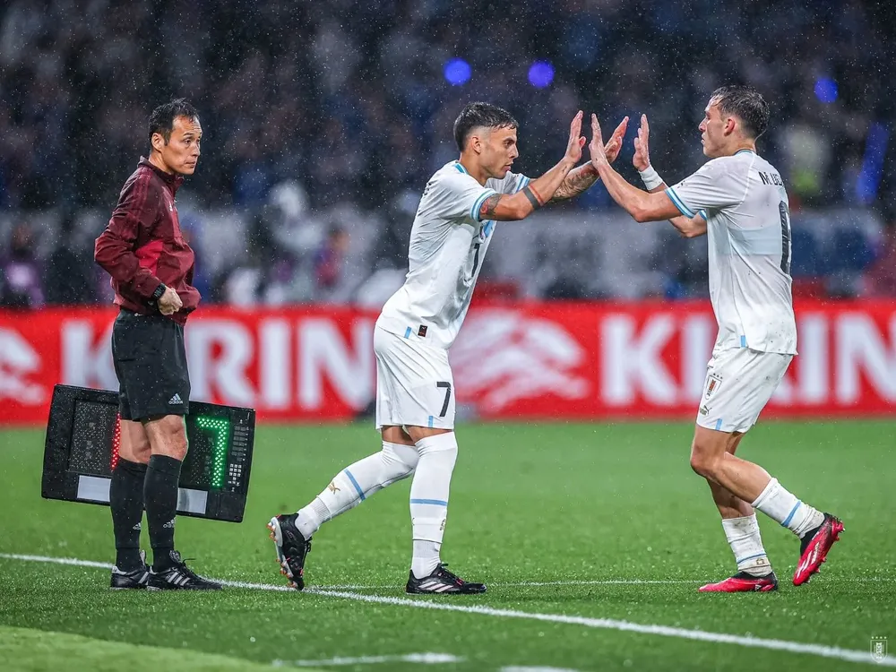 Felipe Carballo y Manuel Ugarte en la selección