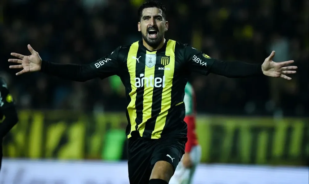 Lucas Viatri no solo volvió al gol en Peñarol, sino que además, fue uno de los más destacados del partido ante Boston River