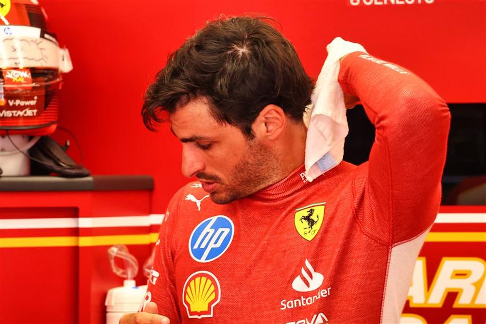 Carlos Sainz, satisfecho con el auto.