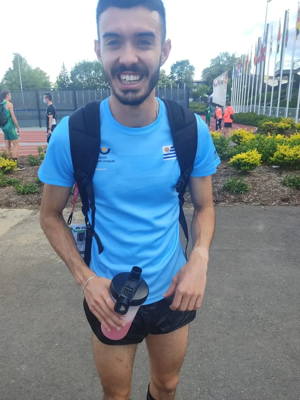 Santigo Catrofe tras pasar a semifinal