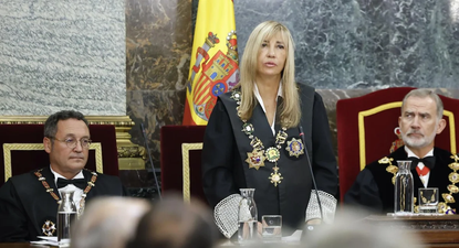 Álvaro García Ortiz, Isabel Perelló y el rey Felipe VI.