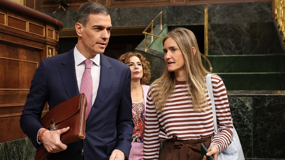 El presidente del Gobierno, Pedro Sánchez y Sara Aagesen, minnistra&nbsp; para la Transición Ecológica y el Reto Demográfico