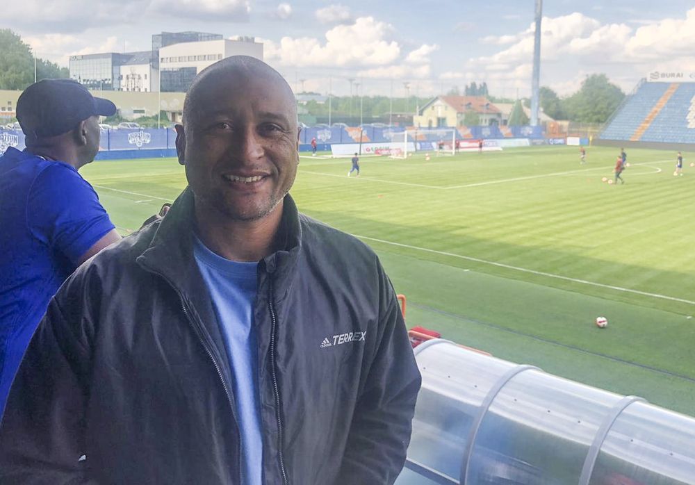 Marcelo Romero fue a ver a su hijo a Croacia