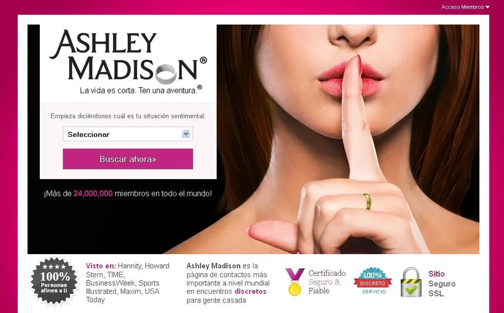 Captura de la página web