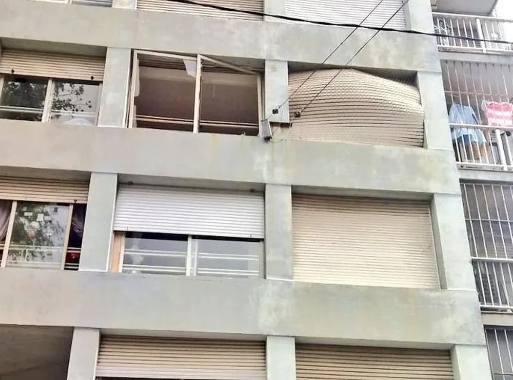 El edificio donde explotó la garrafa