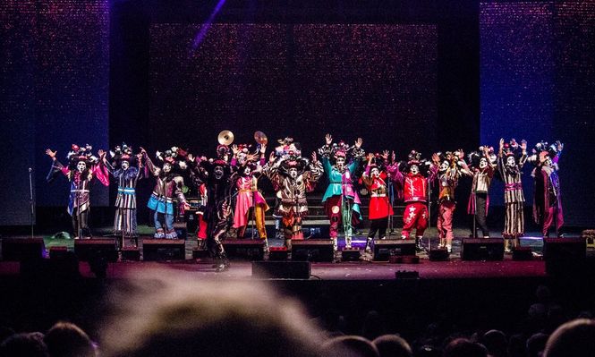 La Mojigata en el Teatro de Verano en su primera presentación en el Concurso de Carnaval de 2025.