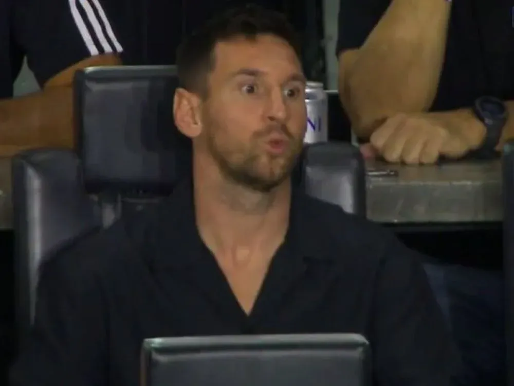 Lionel Messi lo vio de afuera y sufrió la derrota de su equipo en la final de la US Open Cup