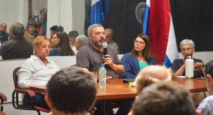 El Observador | 20241214 Liliam Kechichian, Mario Bergara, Patricia Soria y Graciela Villar en el Encuentro Nacional de Fuerza Renovadora