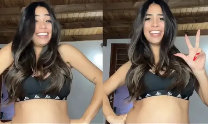 Daniela Celis, a días de ser mamá