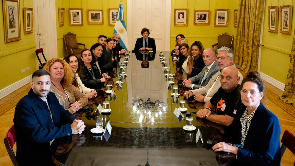 Javier Milei se reunió con sobrevivientes israelíes del ataque al Festival Nova perpetrado por Hamas